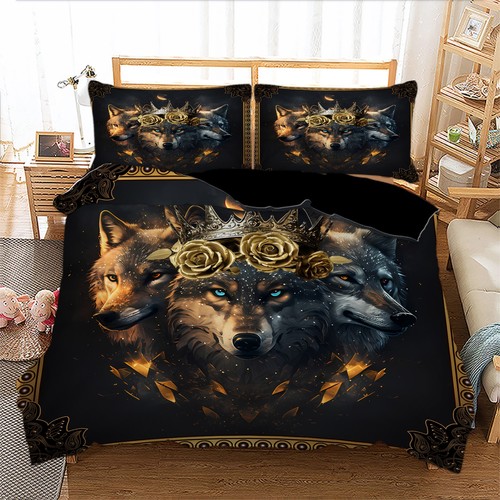 Wolf duvet cover - wolf,