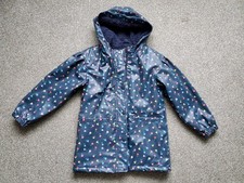 TU Girls Floral Rain Coat Warm