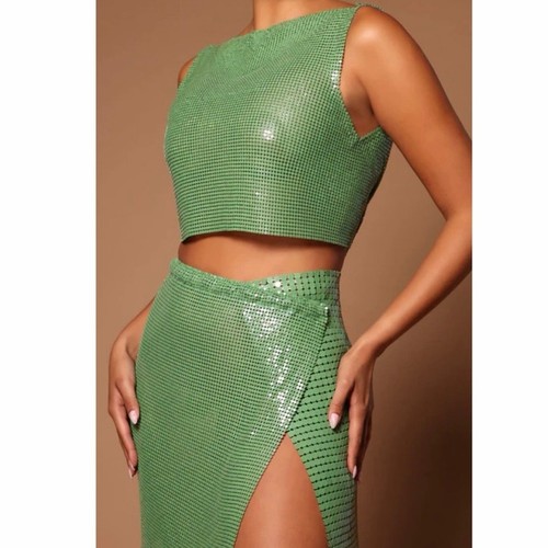 Nwot fashion nova iris green - nova,