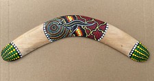 ABORIGINAL STYLE  HAND PAINTED
