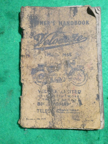 Vintage original velocette - original,