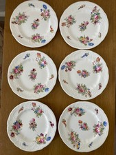 6 X ANTIQUE COALPORT PLATES