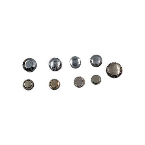 Pocket watch crowns flat - pocket,
