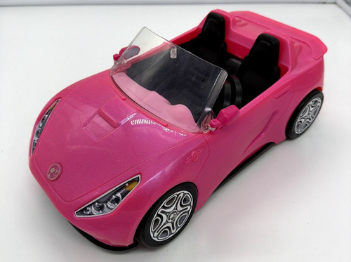 Barbie car pink seater - car,