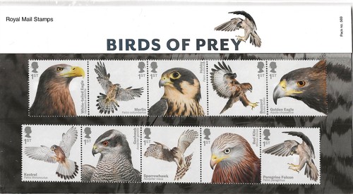 Falconry birds prey stamps - prey,