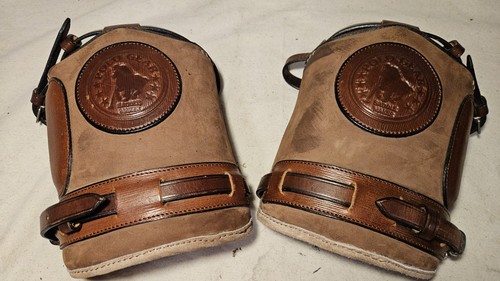 Polo gear leather suade - leather, knee