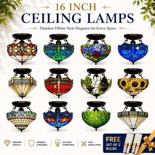 Tiffany ceiling lamps - tiffany,