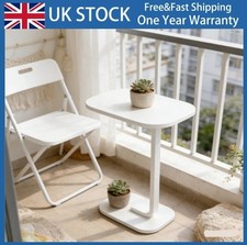 White Oval Shaped Side End
