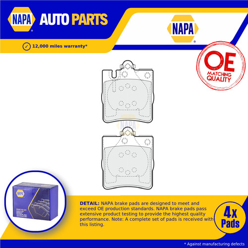 Brake pads set - set, fits