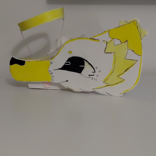 Handmade paper dragon puppet - handmade,