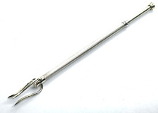 Rare Vintage 1959 Hallmarked Sterling Silver Retractable Sprung Pickle Fork