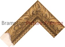 51mm Wide Gold Scoop Wood