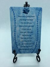 Feeling down PVC Wallet Card  Keepsake depression pick me up friend family