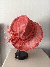 Vintage BHS Pink Feather Hat