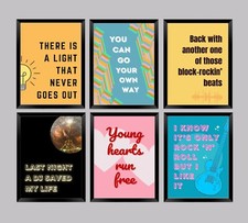 SONG LYRIC POSTERS: Taylor