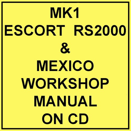 Ford escort mk1 rs2000 - ford, &