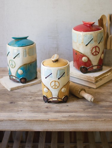 Van canister set - set, ceramic