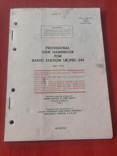 Clansman army military radio - army,