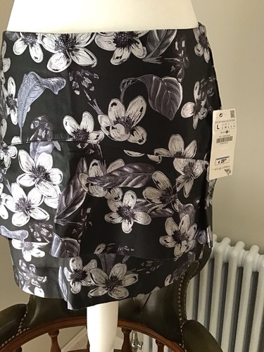 Zara faux leather floral - zara, ra