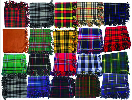 Scottish piper kilt fly plaids - scottish,