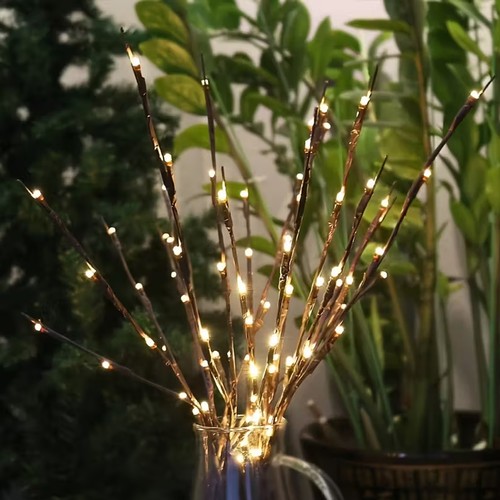 2pcs 20led twig branch - 2pcs, lights