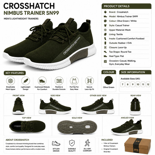 Men trainers olive green - men's,