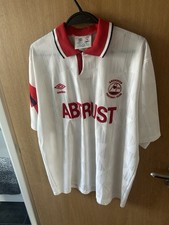 Aberdeen fc away top 90-92 retro 
