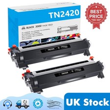 2 Black Toner fits for Brother