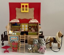 Sylvanian Families Gypsy Caravan Playset with Family &  Mixed Accessories