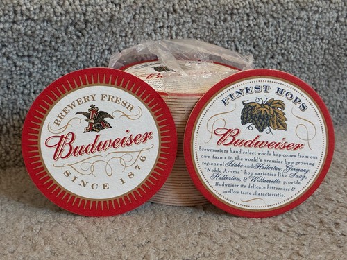 Beer coasters budweiser - beer,