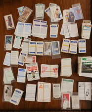 JOB LOT BROOKE BOND PG TIPS TEA CARDS INCLUDING ERRORS AND RARITIES.