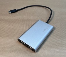 StarTech TB32DP2T 4K Thunderbolt 3 to Dual DisplayPort - Used