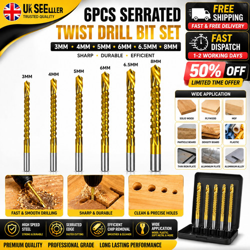 6pcs 3mm 8mm side - side, cutting