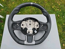 FIAT 500 SPORT FACELIFT 2017 MULTIFUNCTION STEERING WHEEL FLAT BOTTOM LEATHER