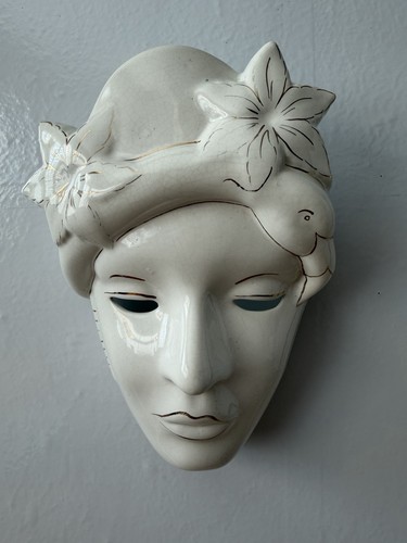 Vintage ceramic lady - lady, face
