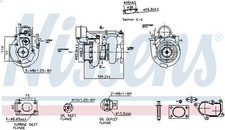 Turbocharger NISSENS 93724 DAF