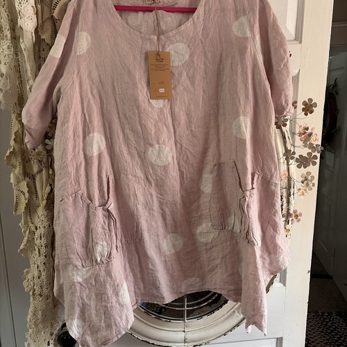 Nwt goose island pink polka - nwt,