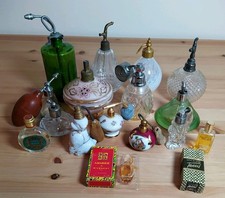 Collection of Vintage Perfume Atomisers  - Including Limoges of France Lot of 16
