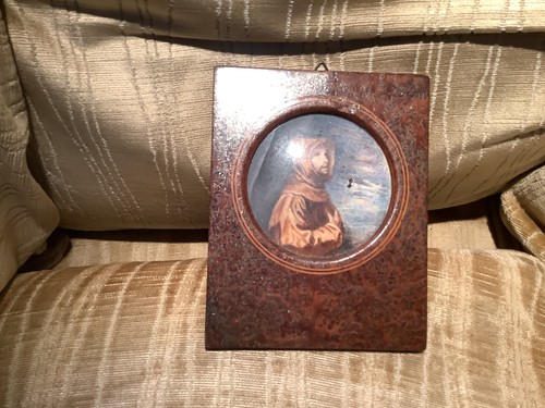Antique portrait miniature - antique,