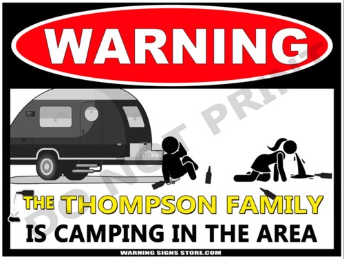 Personalized camping sign the - camping,