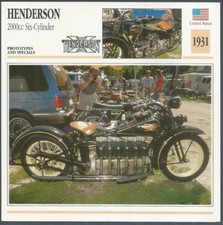 EDITO-SERVICE S A CLASSIC MOTORCYCLES-1931-HENDERSON-2000cc SIX-CYLINDER