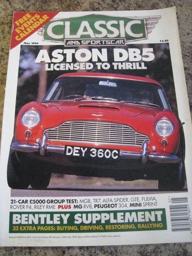 Classic and sportscar may 1994 - classic,