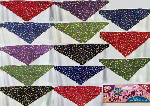 Dog bandana over - over, on