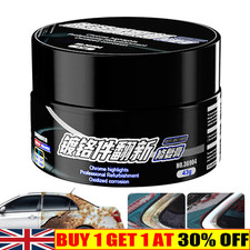 Metal Polish And Cleaner Paste 43g Chrome Restoration And Rust Well-suited