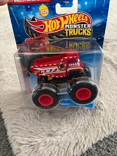 Hot wheels monster trucks - hot, fire