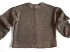 Zara kids tan/sparkly jumper