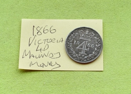1866 four pence silver - 1866, 4p