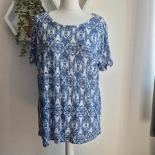 Rogers + Rogers Tunic Top Blue