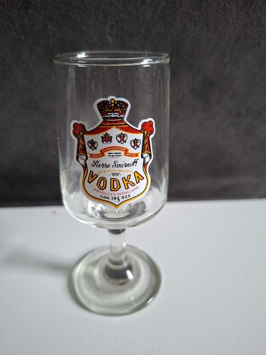 Vinatage smirnoff shot glass - smirnoff,