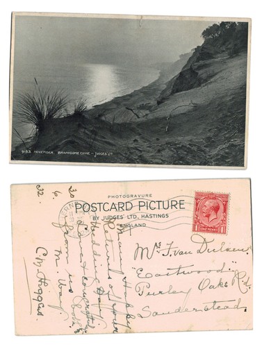 Postcard branksome chine - postcard,